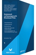 Abbildung von: Kommunalverfassungsrecht Rheinland-Pfalz - Kommunal- und Schul-Verlag