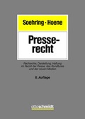 Cover: Presserecht - Otto Schmidt Verlag