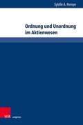Abbildung von: Ordnung und Unordnung im Aktienwesen - V&R unipress