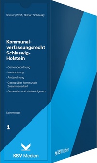 Abbildung von: Kommunalverfassungsrecht Schleswig-Holstein - Kommunal- und Schul-Verlag