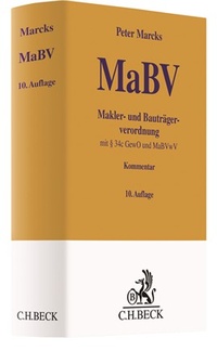 Abbildung von: Makler- und Bauträgerverordnung : MaBV - C.H.BECK