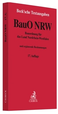 Abbildung von: Bauordnung für das Land Nordrhein-Westfalen: BauO NRW - C.H.BECK
