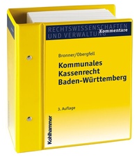 Abbildung von: Kommunales Kassenrecht Baden-Württemberg - Kohlhammer