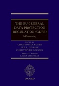 Cover: The EU General Data Protection Regulation (GDPR) - Oxford University Press