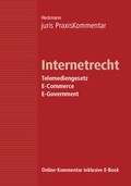 Cover: juris PraxisKommentar Internetrecht - Telemediengesetz, E-Commerce, E-Government - Juris