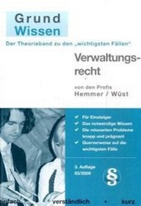 Abbildung von: Grundwissen Verwaltungsrecht - Hemmer-Wüst
