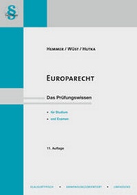 Enlarge image Cover: Skript Europarecht - Hemmer-Wüst