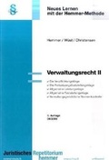 Cover: Verwaltungsrecht II - Hemmer-W&uuml;st
