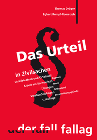 Enlarge image Cover: Das Urteil in Zivilsachen - Fall-Fallag