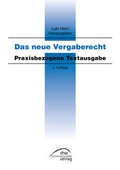 Cover: Das neue Vergaberecht - vhw - Verlag Dienstleistung