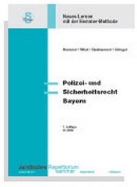 Abbildung von: Polizei- und Sicherheitsrecht Bayern - Hemmer-Wüst