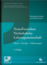 Enlarge image Cover: NotarFormulare Nichteheliche Lebensgemeinschaft - Deutscher Notarverlag