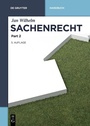 Cover: Sachenrecht - De Gruyter