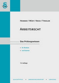 Enlarge image Cover: Arbeitsrecht - Hemmer-Wüst