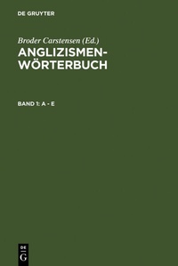 Abbildung von: Anglizismen-Wörterbuch - De Gruyter