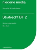 Cover: Strafrecht BT 2 - Karteikarten - 2023 - niederle media