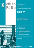 Bild: Die 76 wichtigsten F&auml;lle zum BGB AT - Hemmer-W&uuml;st