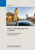 Bild: Polizei- und Ordnungsrecht in Hessen - Boorberg