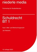 Cover: Schuldrecht BT 1 - niederle media