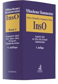 Bild vergrößern Bild: Münchener Kommentar zur Insolvenzordnung: InsO Band 4 - C.H.BECK