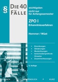 Abbildung von: 40 Fälle - ZPO I - Hemmer-Wüst