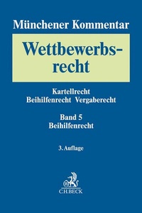 Bild vergrößern Bild: Münchener Kommentar zum Wettbewerbsrecht - C.H.BECK