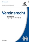 Cover: Vereinsrecht - C.H.BECK