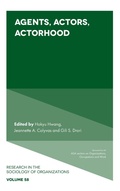 Cover: Agents, Actors, Actorhood - Emerald Publishing Limited