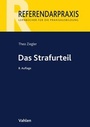 Cover: Das Strafurteil - Vahlen