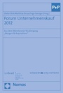 Cover: Forum Unternehmenskauf 2012 - Nomos