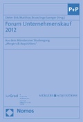 Cover: Forum Unternehmenskauf 2012 - Nomos