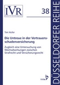 Cover: Die Untreue in der Vertrauensschadenversicherung - VVW Verlag Versicherungswirtschaft