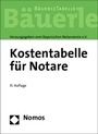 Bild: Kostentabelle f&uuml;r Notare - Nomos