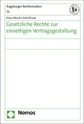 Bild: Gesetzliche Rechte zur einseitigen Vertragsgestaltung - Nomos