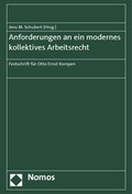 Cover: Anforderungen an ein modernes kollektives Arbeitsrecht - Nomos