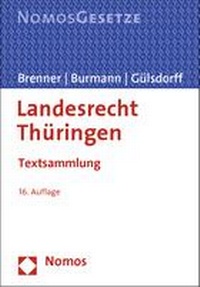 Bild vergrößern Bild: Landesrecht Thüringen - Nomos