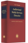 Cover: Audiovisual Media Services Directive - Nomos