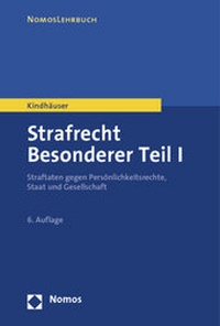Bild vergrößern Bild: Strafrecht Besonderer Teil I - Nomos