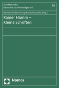 Cover: Rainer Hamm - Kleine Schriften - Nomos
