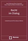 Cover: Recht im Dialog - Nomos