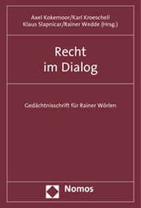 Enlarge image Cover: Recht im Dialog - Nomos