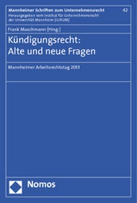 Abbildung von: Kündigungsrecht: alte und neue Fragen - Nomos
