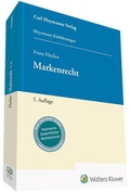 Cover: Markenrecht - Carl Heymanns Verlag