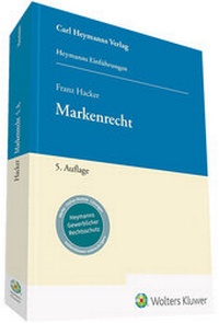 Abbildung von: Markenrecht - Carl Heymanns Verlag