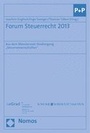 Cover: Forum Steuerrecht 2013 - Nomos