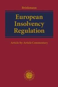 Abbildung von: European Insolvency Regulation - C.H.BECK