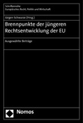 Cover: Brennpunkte der j&uuml;ngeren Rechtsentwicklung der EU - Nomos