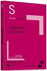Abbildung von: Skript Allgemeines Steuerrecht - Alpmann Schmidt