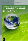 Cover: Climate Change Litigation - De Gruyter