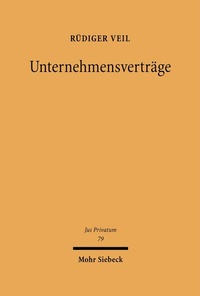 Abbildung von: Unternehmensverträge - Mohr Siebeck